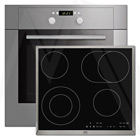 Backofen-Set Bauknecht Backofen + AEG Glaskeramik-Feld