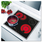 Eingebaut Siemens Backofen Edelstahl HB23GB540 + Glaskeramik-Kochfeld ET645EN11 